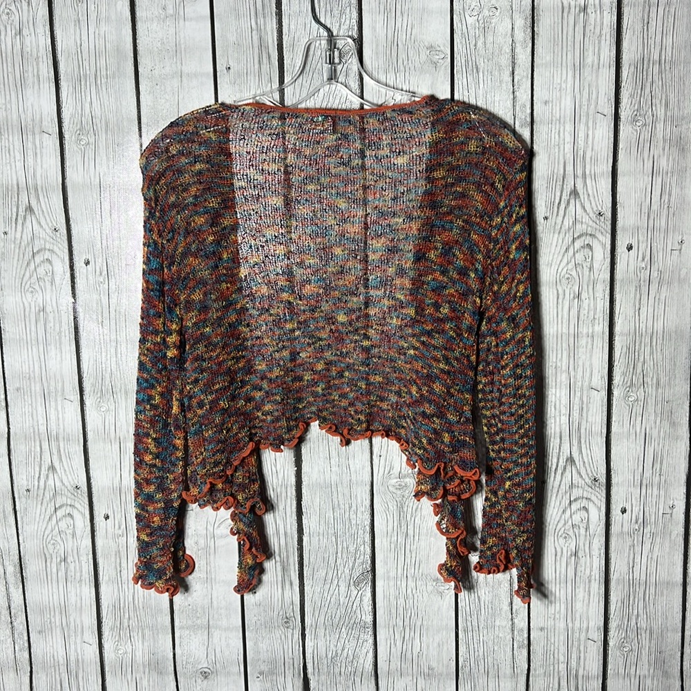 Van Klee Multi-Color Open Lightweight Coverup - image 6